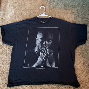 Tupac oversized tee